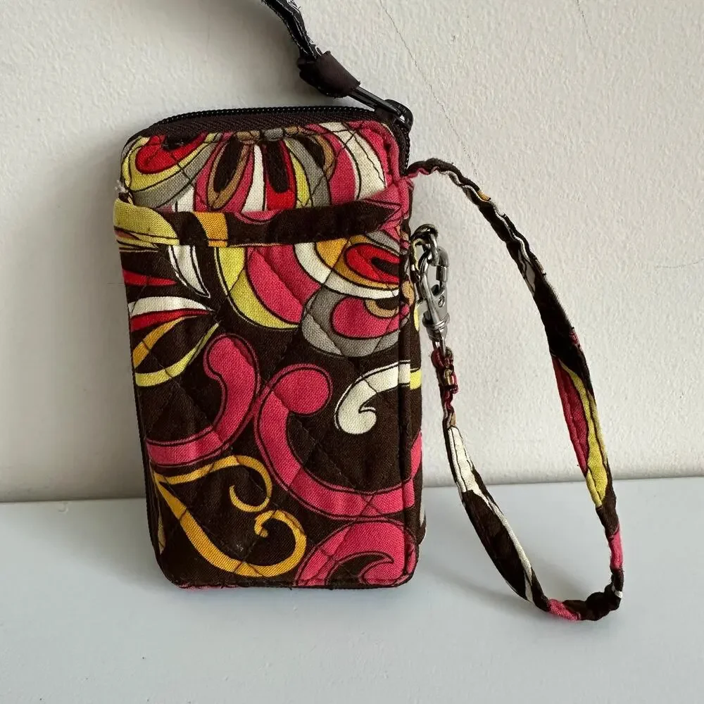 Vera Bradley Puccini All In One Wristlet Wallet Compact Carryall ID Cards Cash - Picture 2 of 6